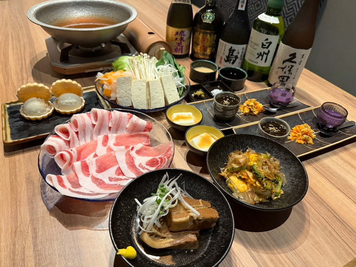 島料理と金アグーしゃぶしゃぶ 琉球満喫コース